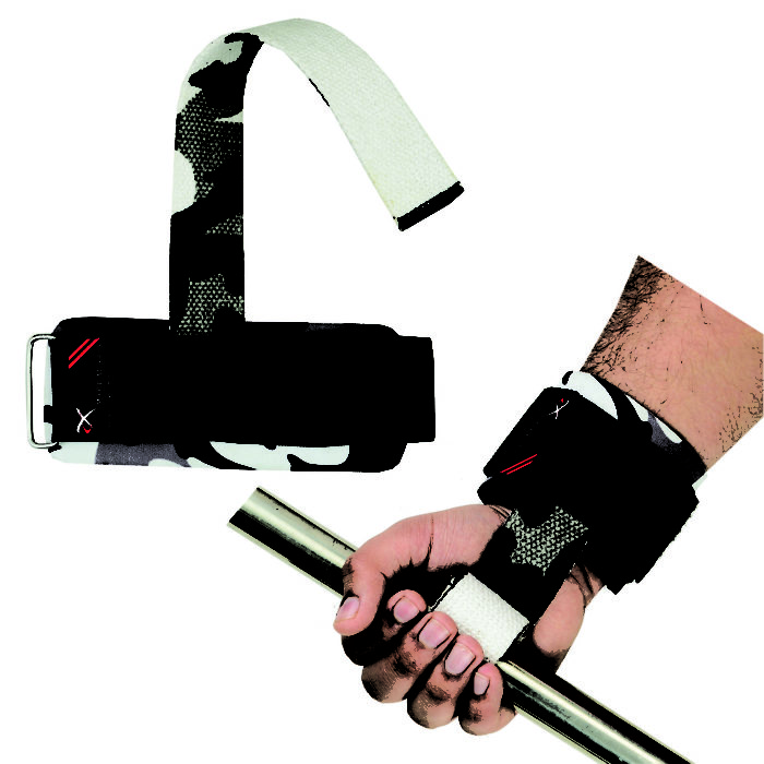 XC Wrist Brace Support Gym Straps Weight Lifting wrap Body Building Grip Glove Camo