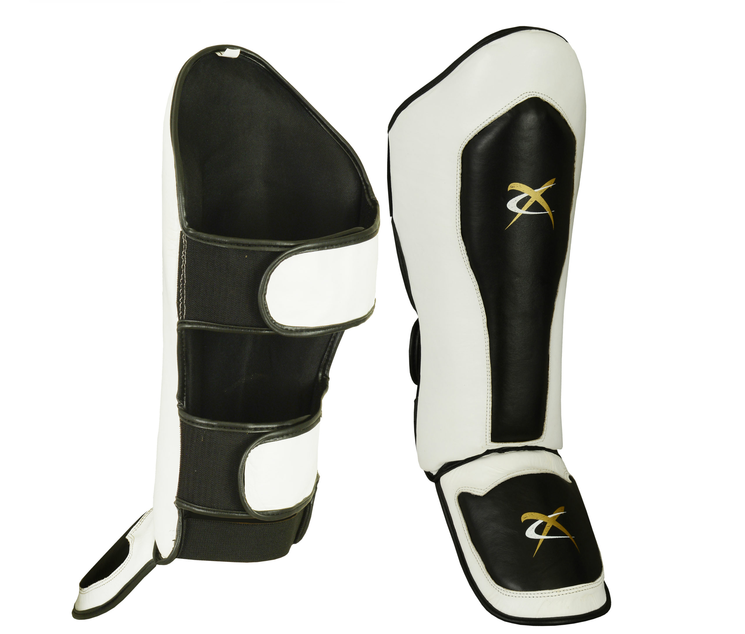XC Leather Muy Thai Shin Instep Pads Guard