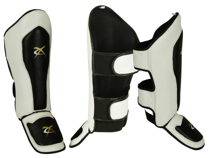 XC Leather Muy Thai Shin Instep Pads Guard