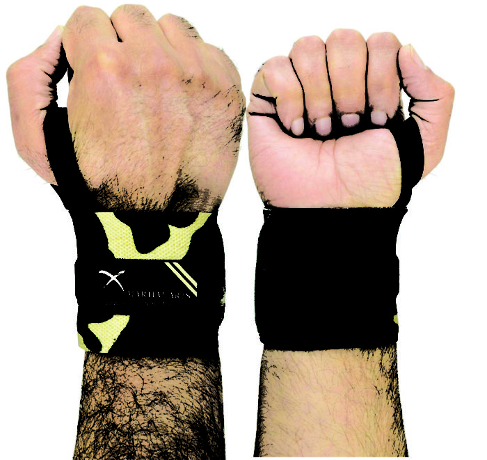 XC Camo Weight Lifting Wrist Wraps Bandage Hand Support Brace Gym Straps Cotton