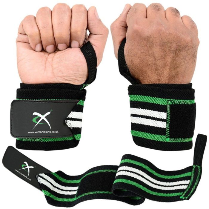 XC Weight Lifting Wrist Wraps Bandage Hand Support Brace Gym Straps Cotton