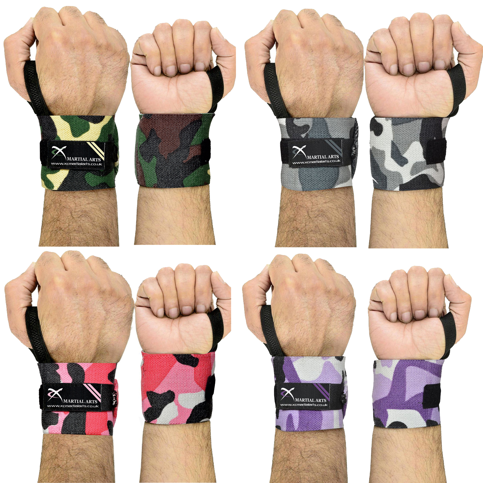 Weight Lifting Wrist Wraps Bandage Hand Support Gym Straps Brace grip pads 